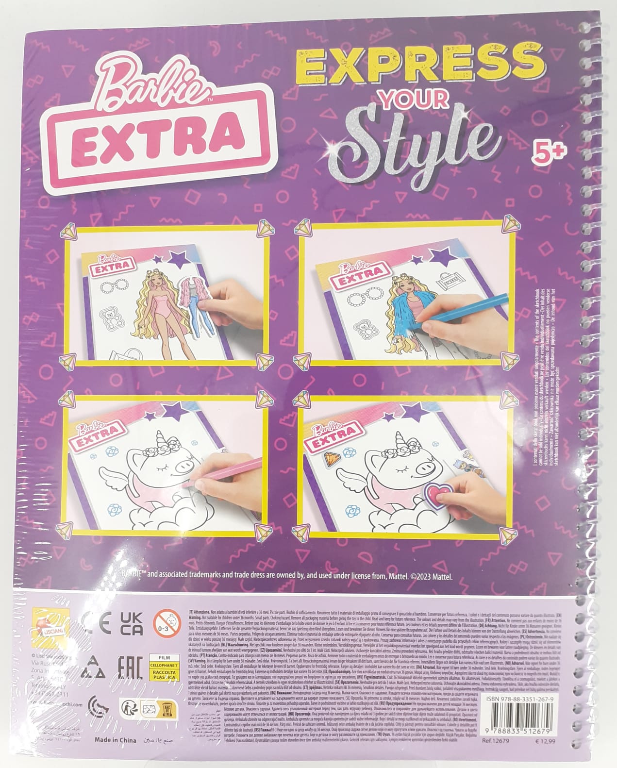 barbie sketchbook express your style