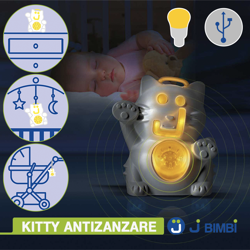 Kitty anti zanzare sonico portatile