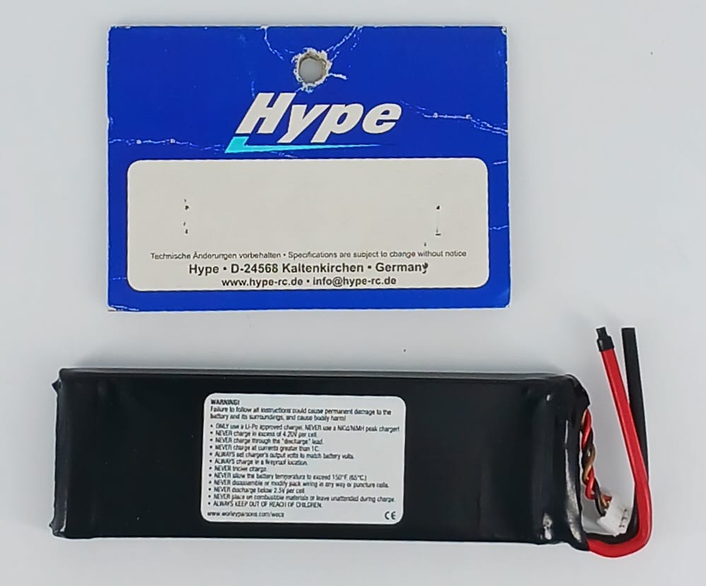 batteria platinum Lipo 7,4v 3200mah 20C Hype