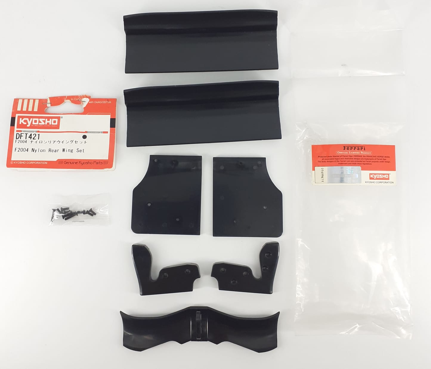 Nylon rear wing set