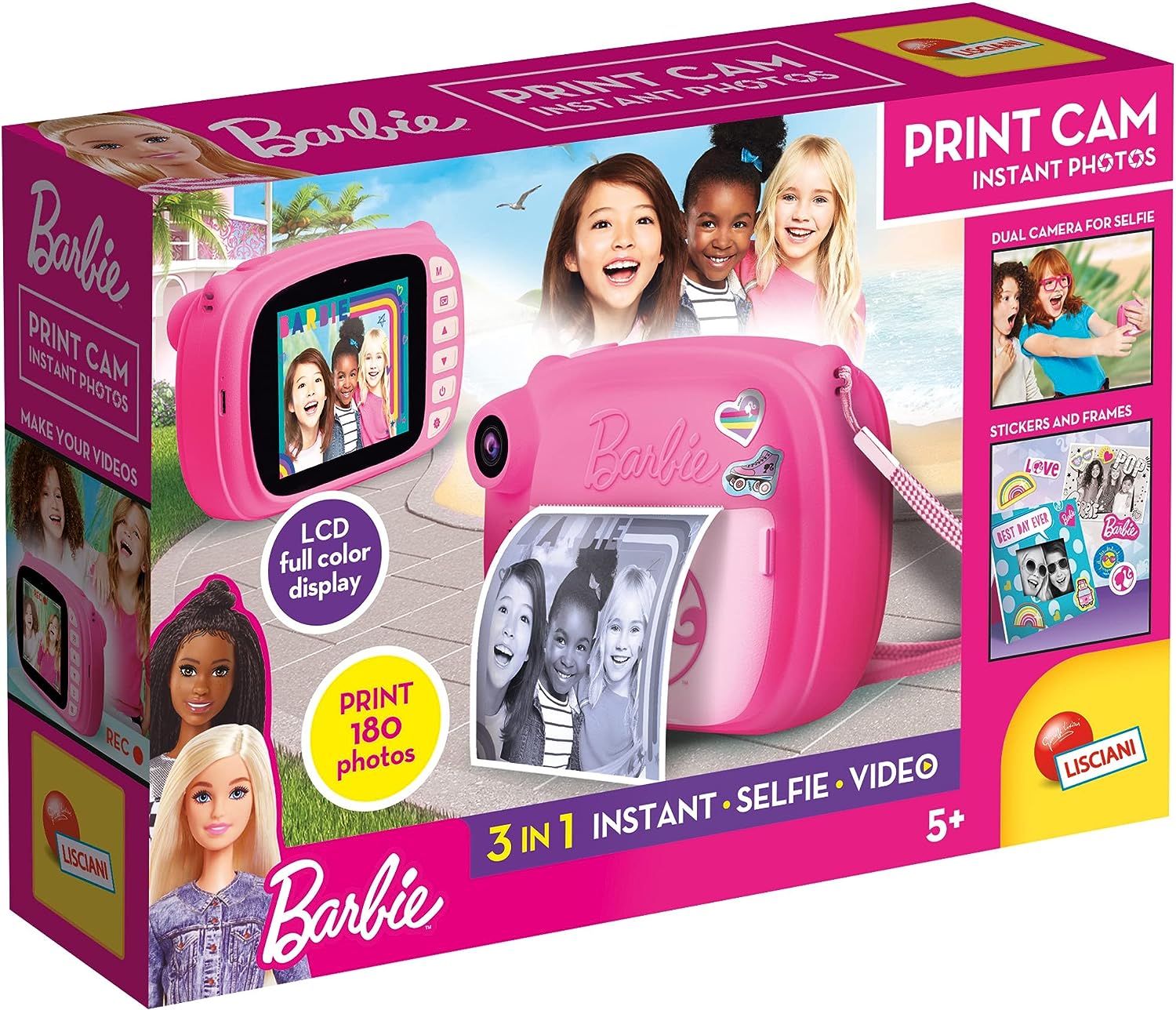 Print Cam Hi-Tech Barbie macchina fotografica