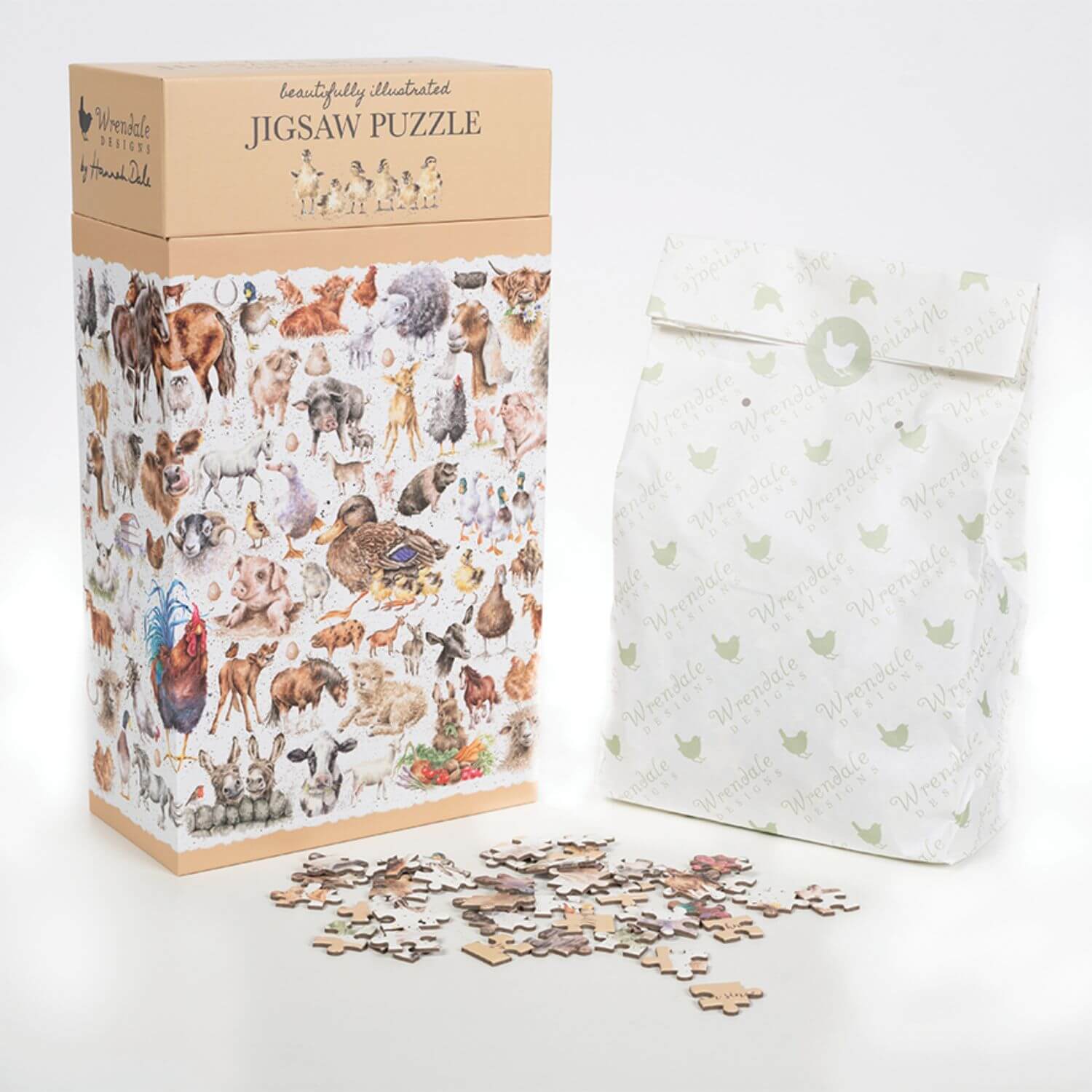 Farmyard Friends puzzle 1000