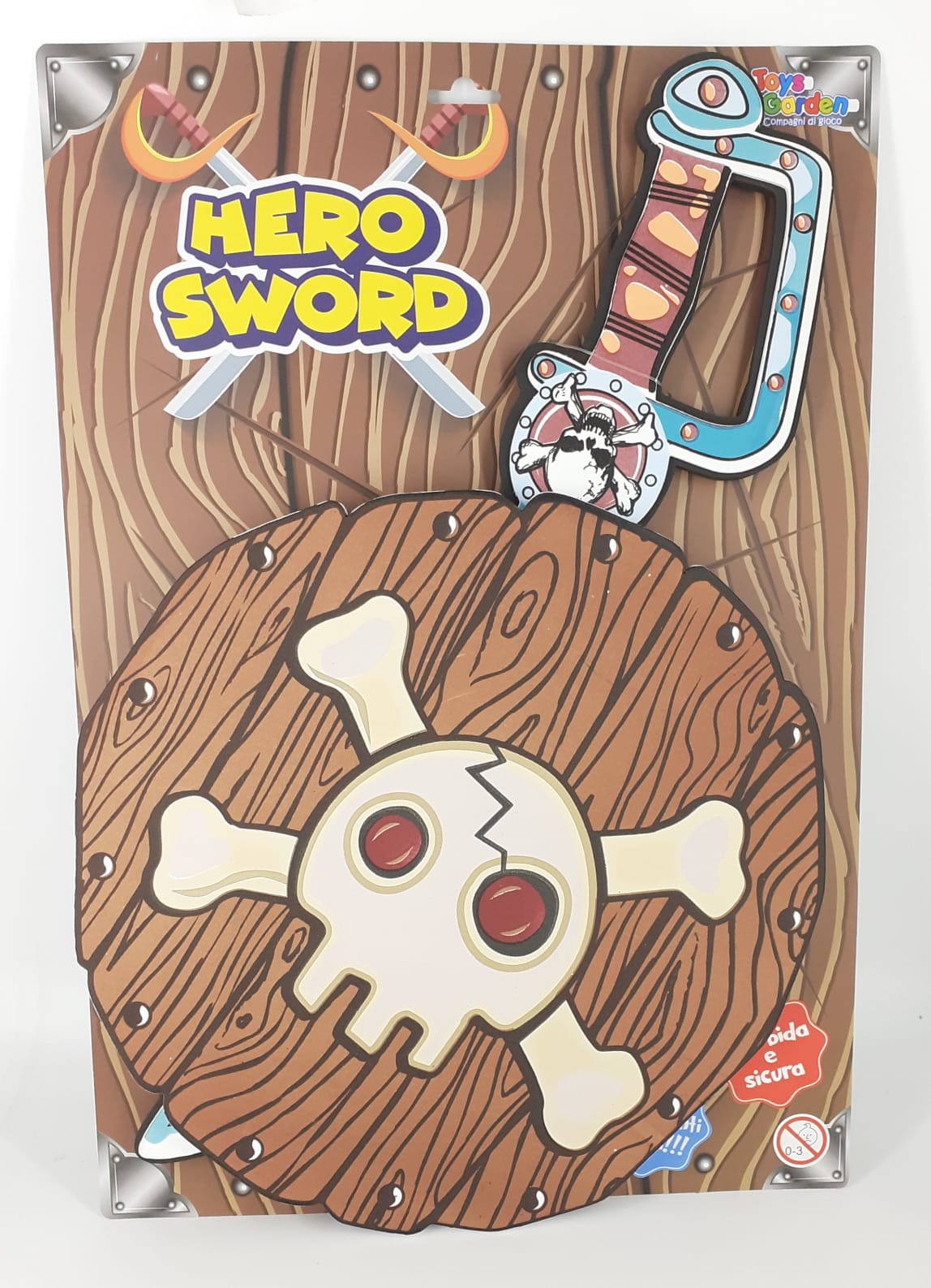 Spada con scudo in eva morbido