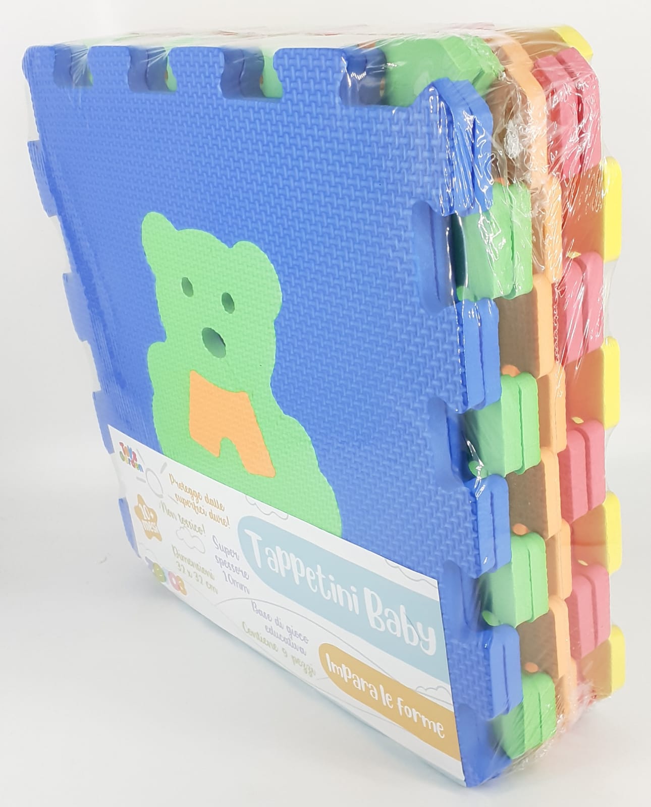 Zero3 tappeto puzzle 9 pezzi animali veicoli