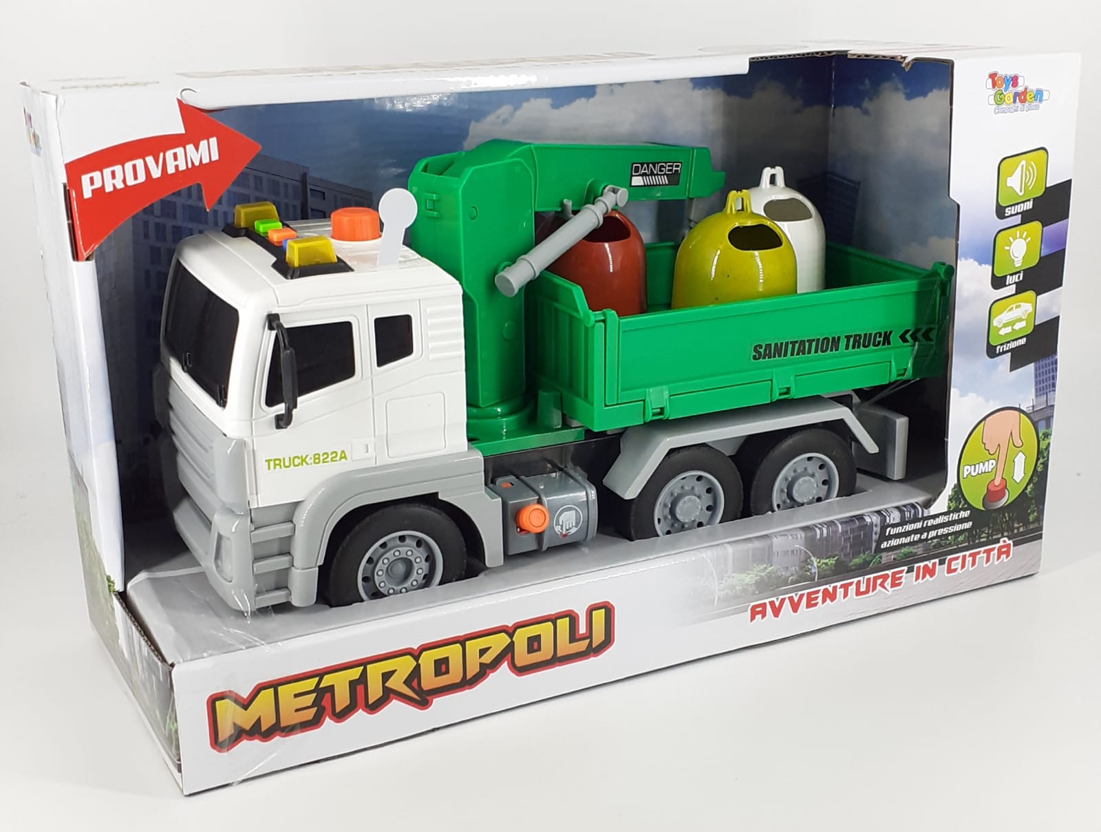 metropoli Camion ecologico raccolta rifiuti