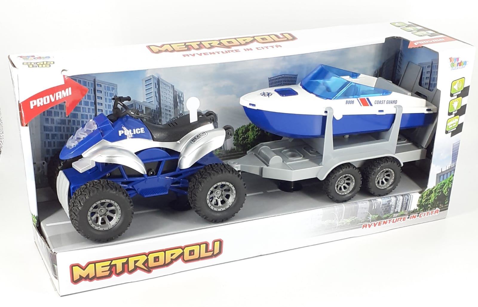 Metropoli Quad con rimorchio