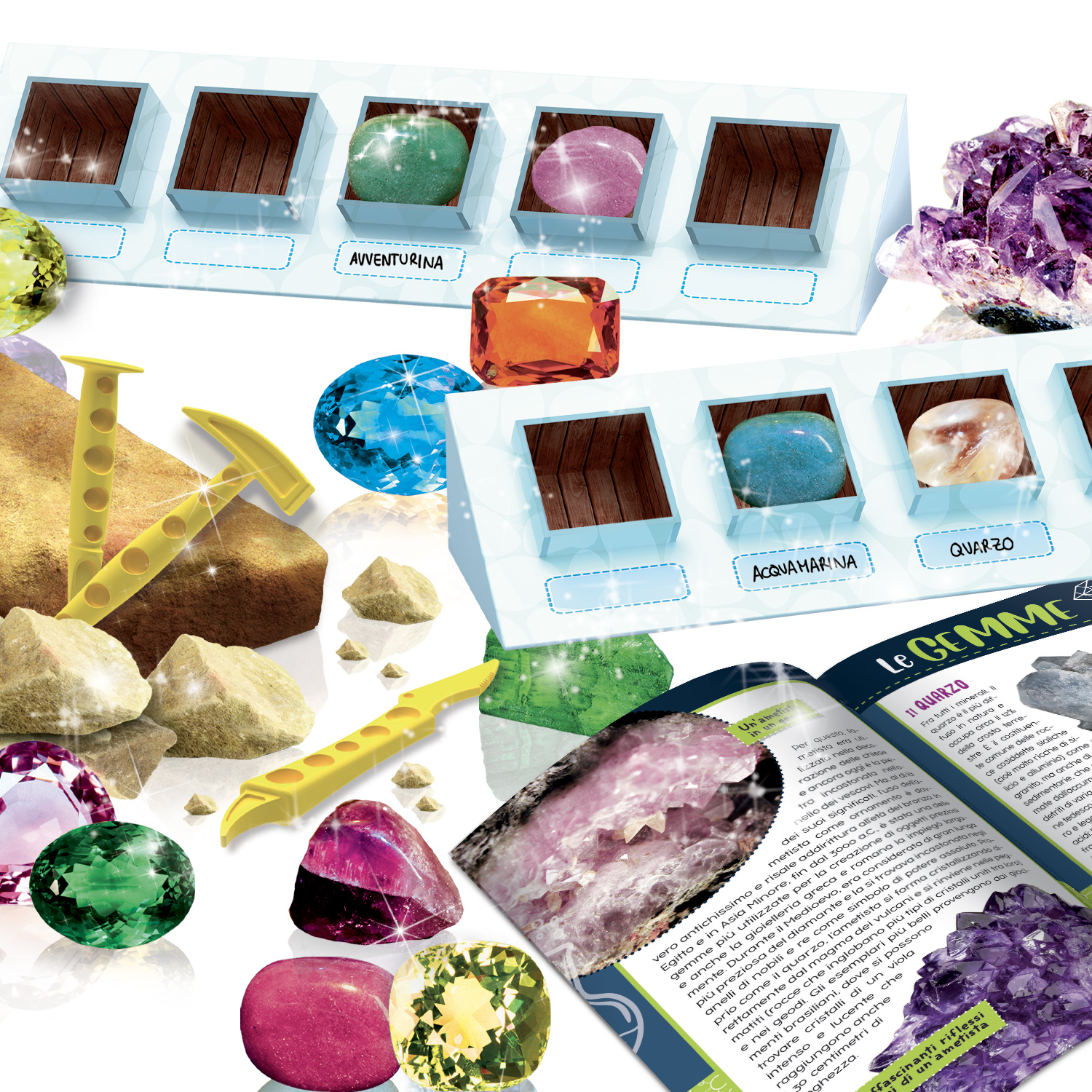 I'm a genius: Laboratorio di mineralogia