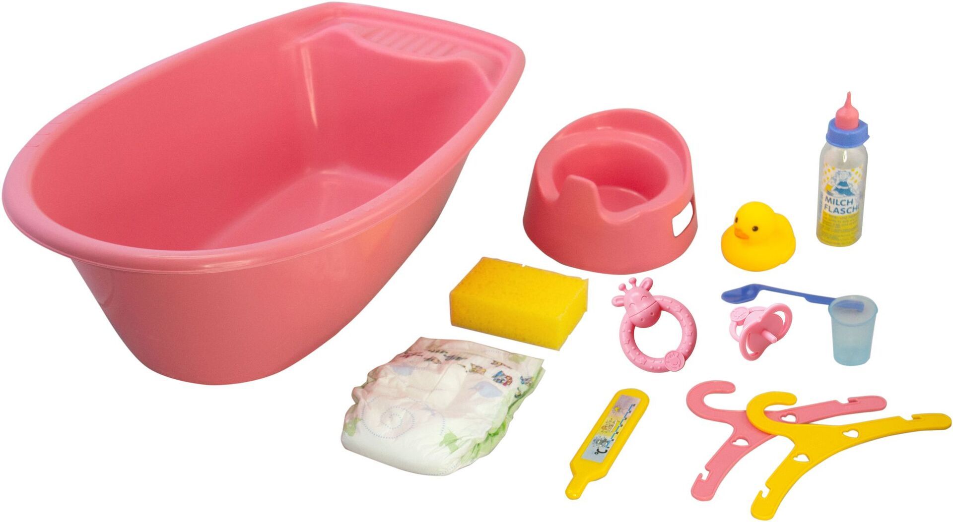 vaschetta bagno bambola con accessori