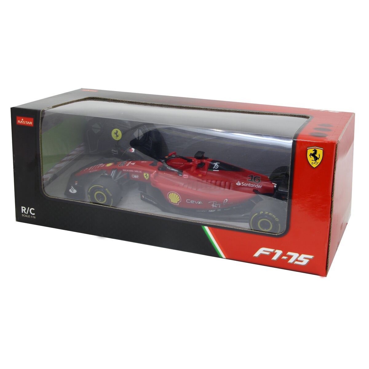 Ferrari F1-75 1:18 rosso 2,4GHz rc