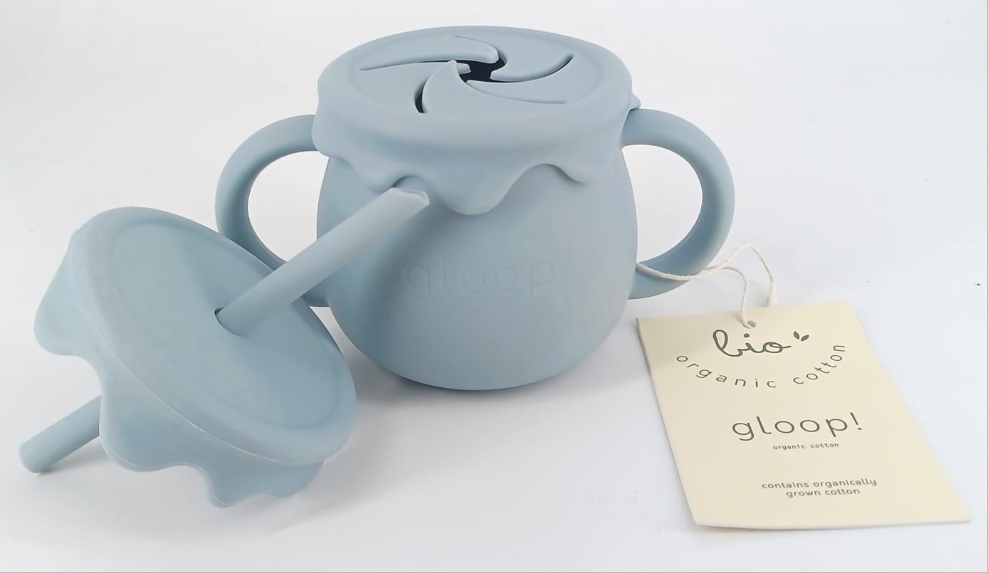 Tazza in silicone 3 in 1 Dusty Blue