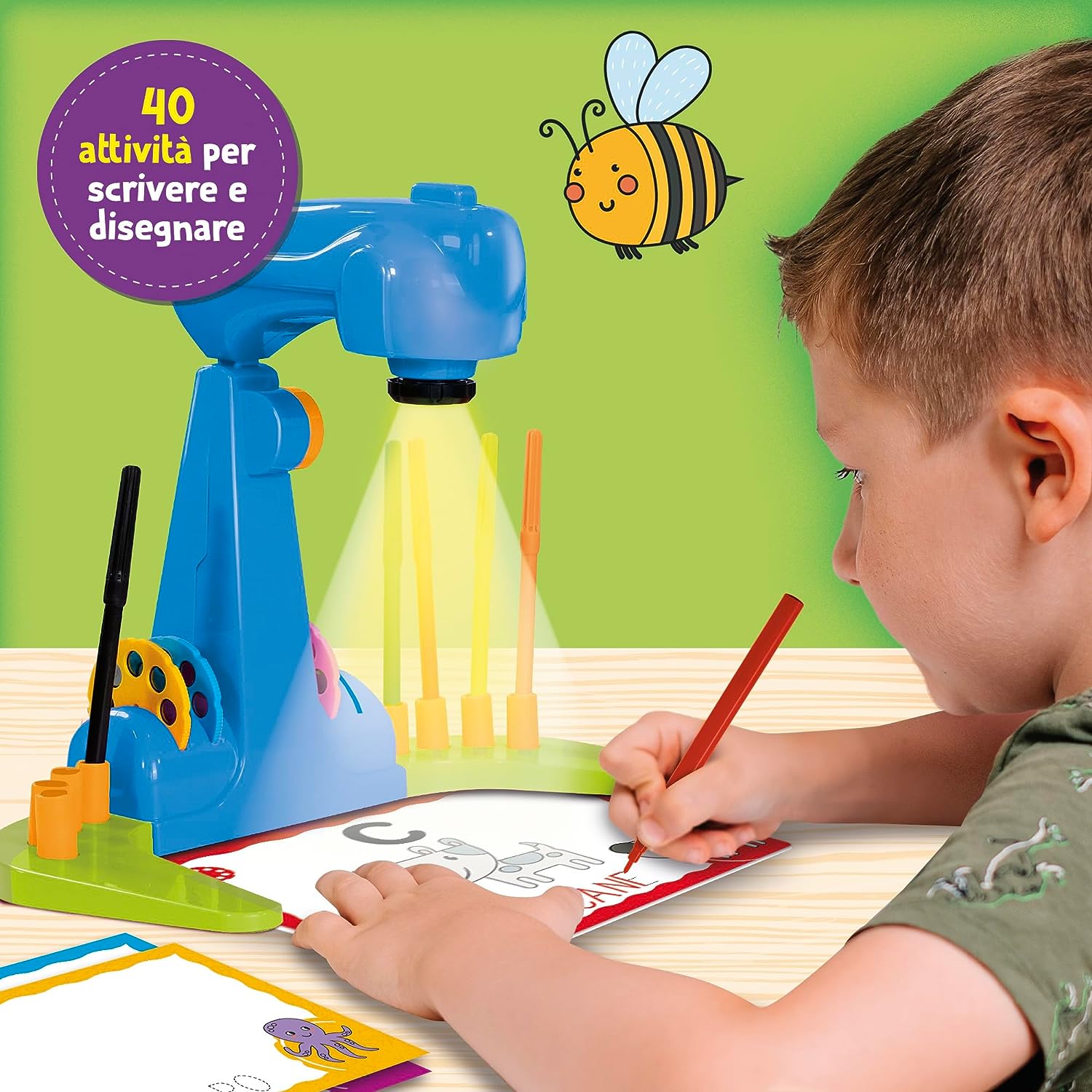 proiettore scuola di lettura  Carotina