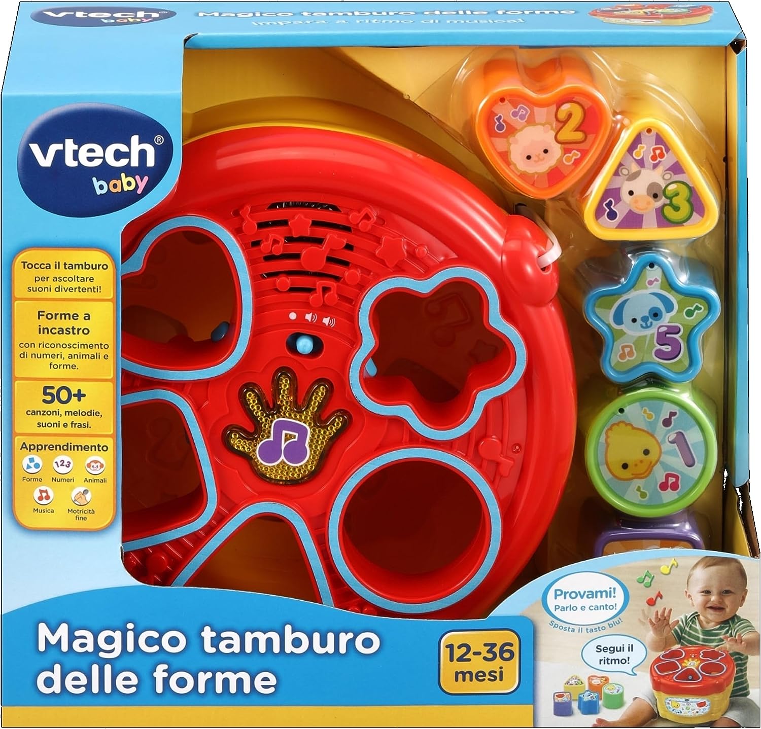 il magico tamburo con forme