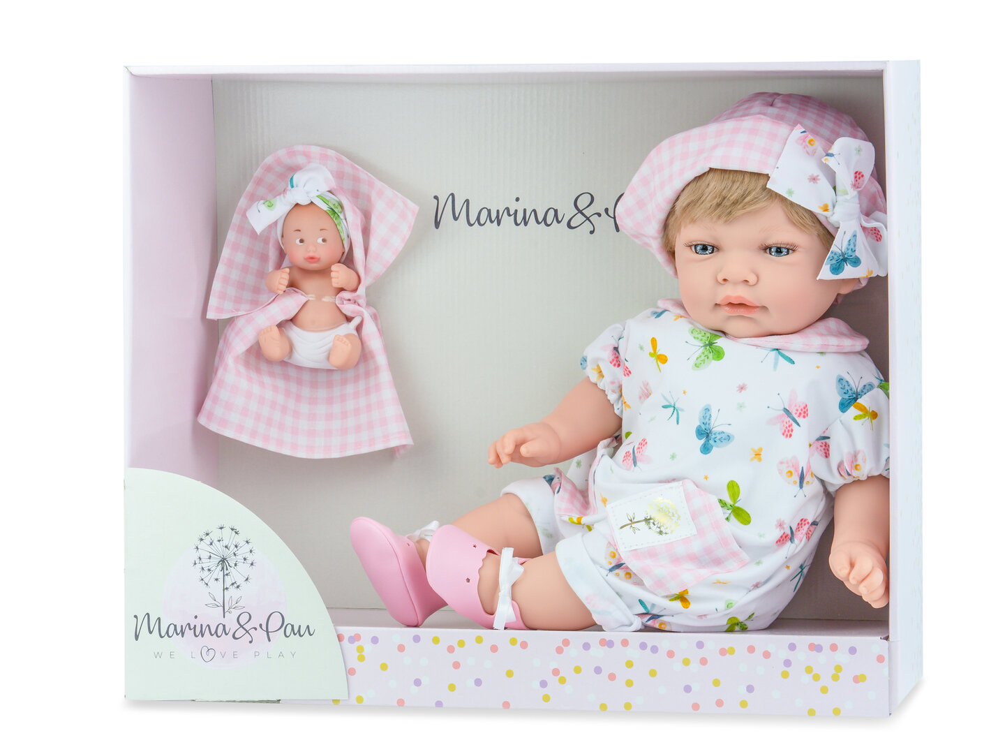 Bambola baby Vichy 42cm