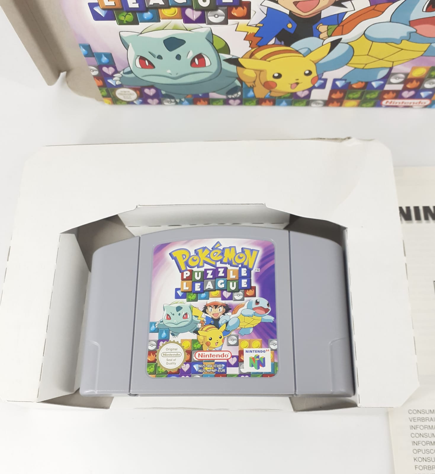 Pokemon puzzle league per nintendo 64 pal