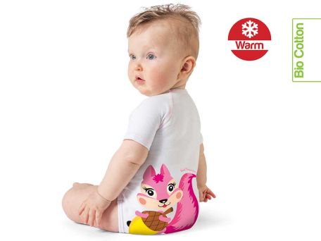 Scoiattolo body 0-36m bio cotton warm