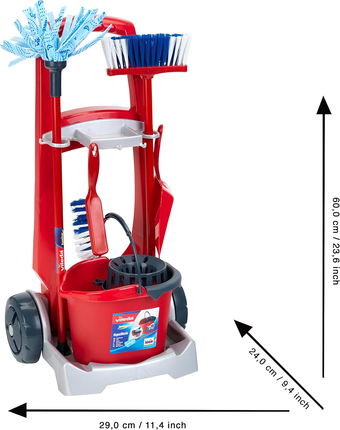 carrello pulizie vileda