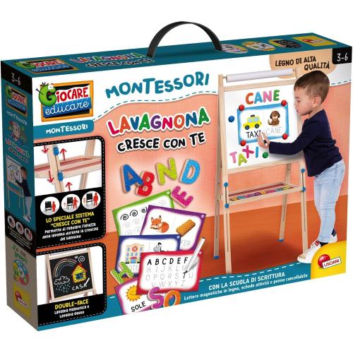 lavagna legno cresce con te Montessori