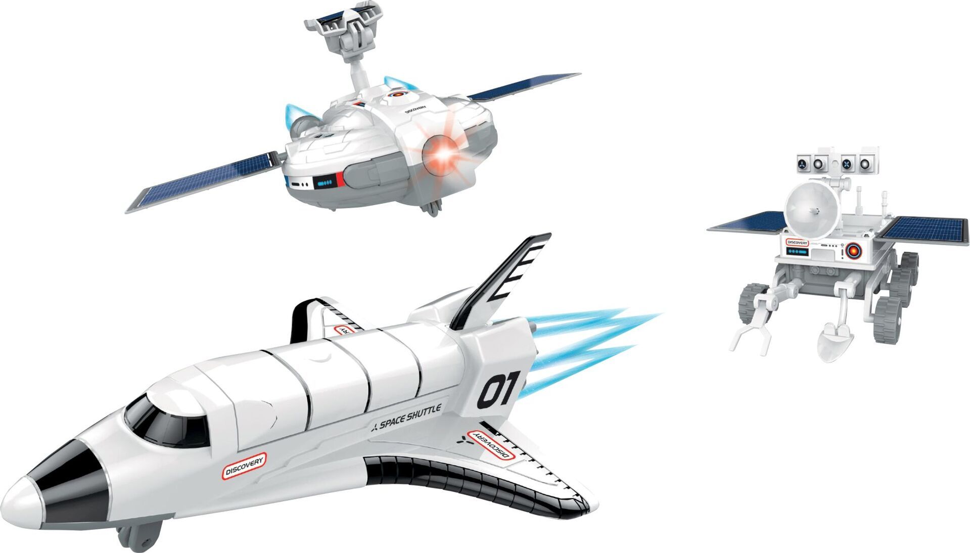 Set costruzione Space Shuttle Solar 3 in 1
