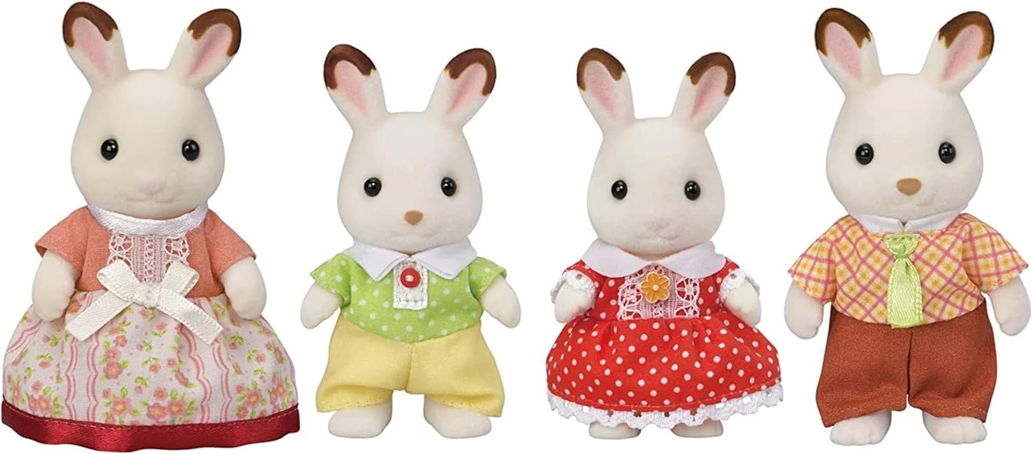 Famiglia Coniglio cioccolato Sylvanian Families