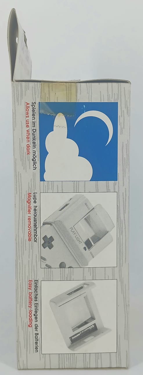 Luce con lente di ingrandimento per gameboy