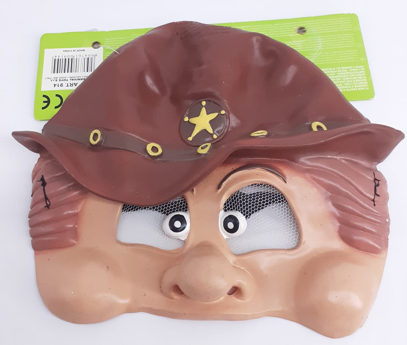 maschera mezzo viso indiano / cow boy assortite