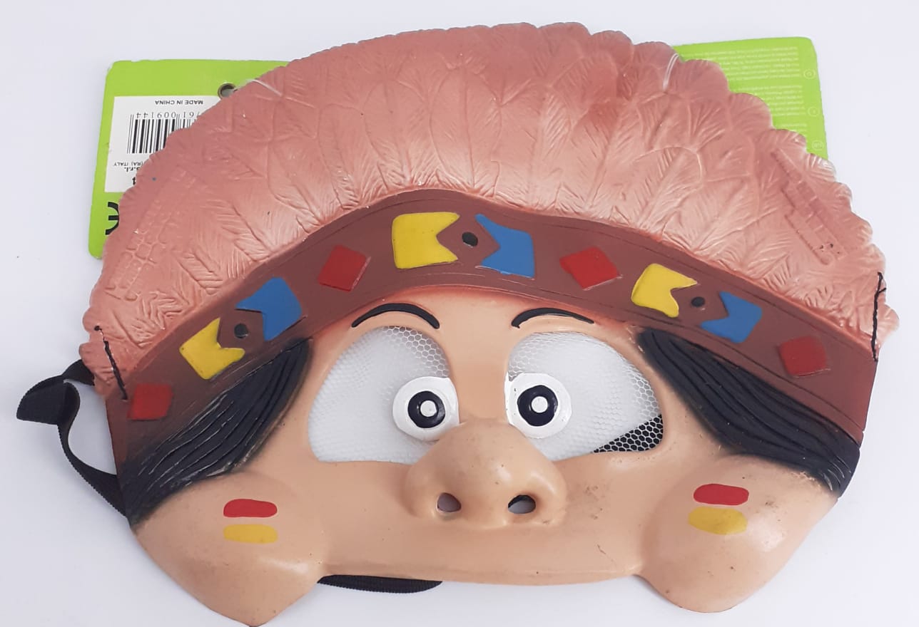 maschera mezzo viso indiano / cow boy assortite