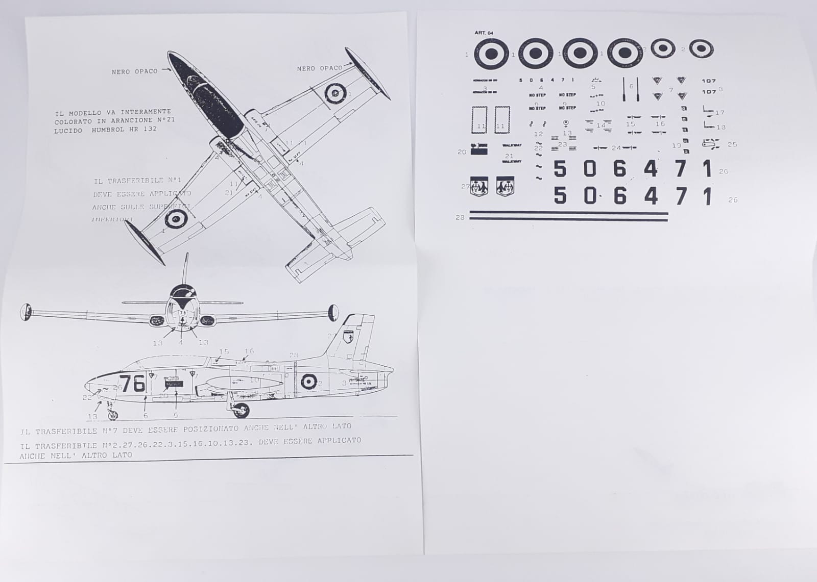 Aermacchi MB 326 K con turbogetto R.R.Viper 1/48