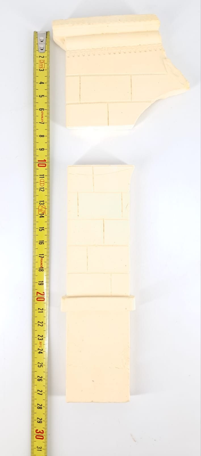 Sezione di arco diroccato scala 1/20