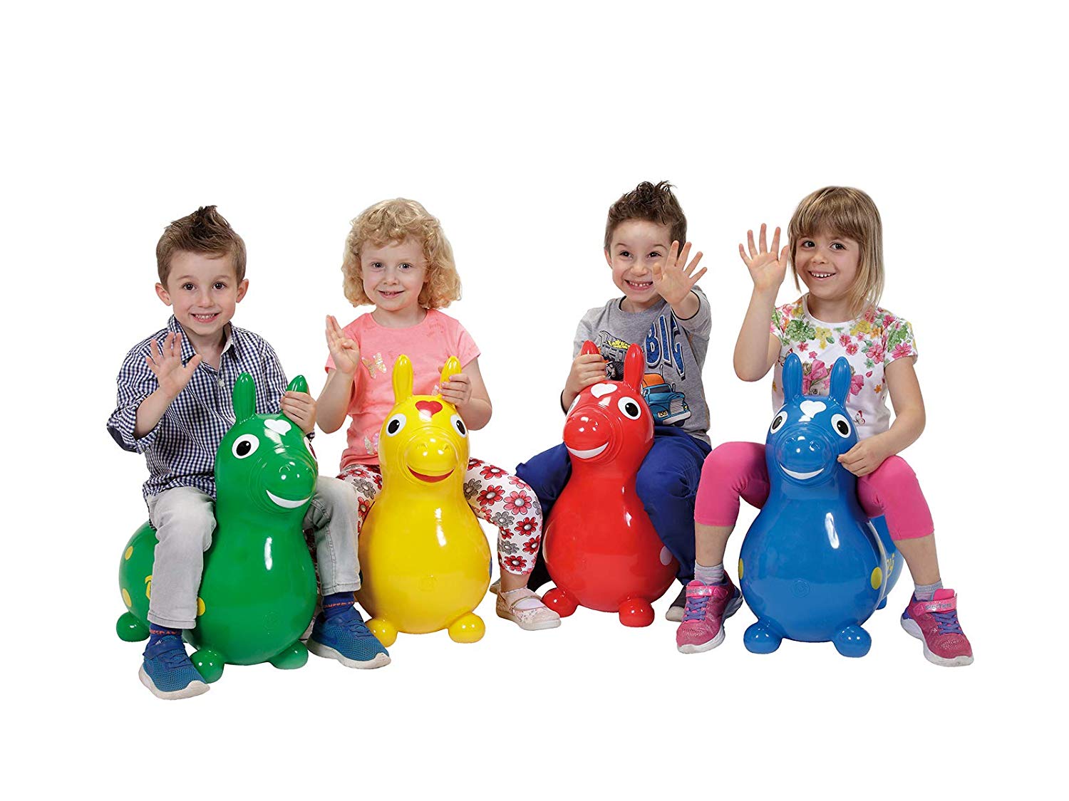cavallo rody cavalcabile giallo