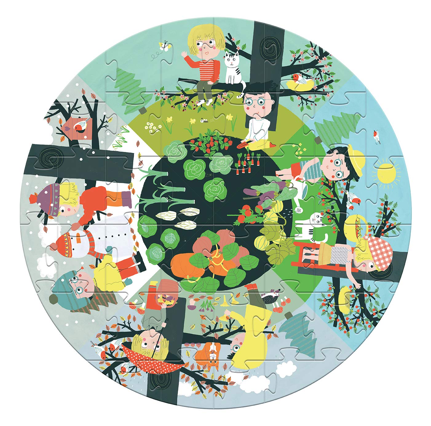 Puzzle stagioni 40 pezzi