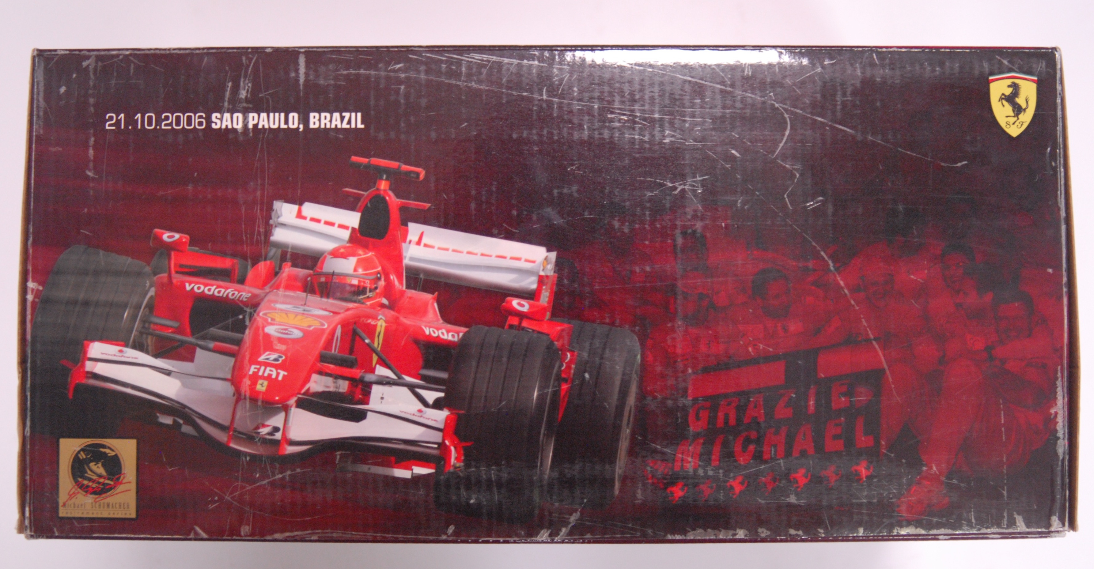 Ferrari Schumacher edizione speciale san Paolo Brasile 2006
