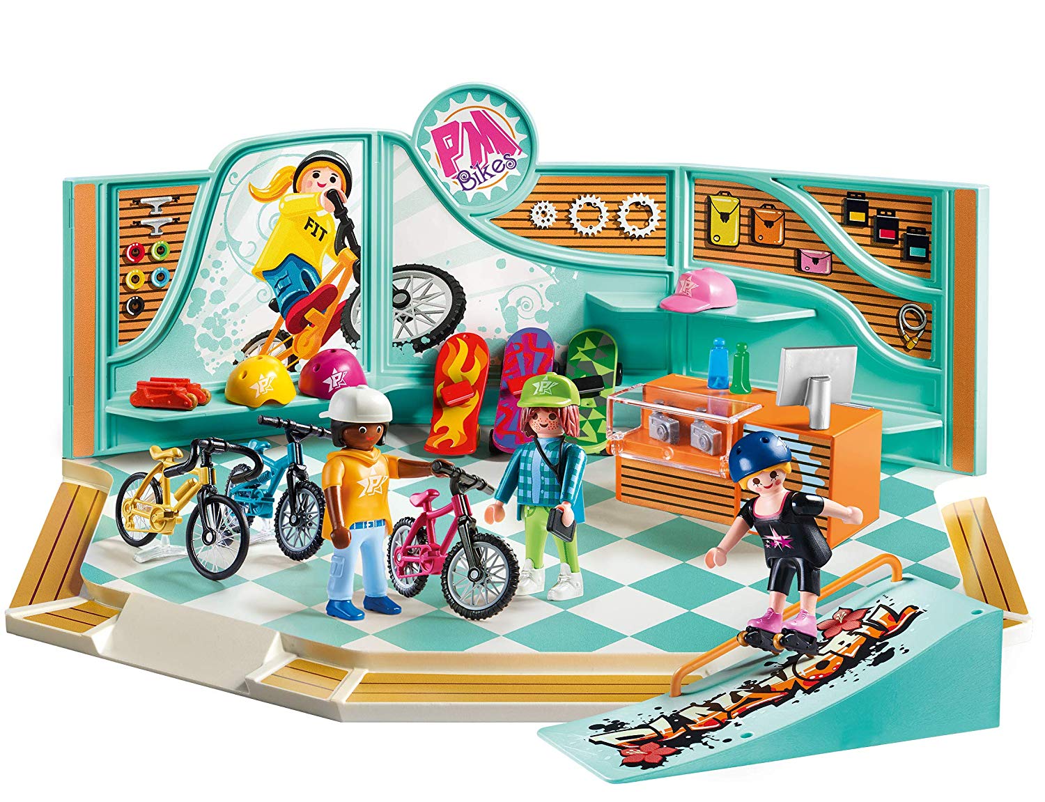 negozio di skate e biciclette