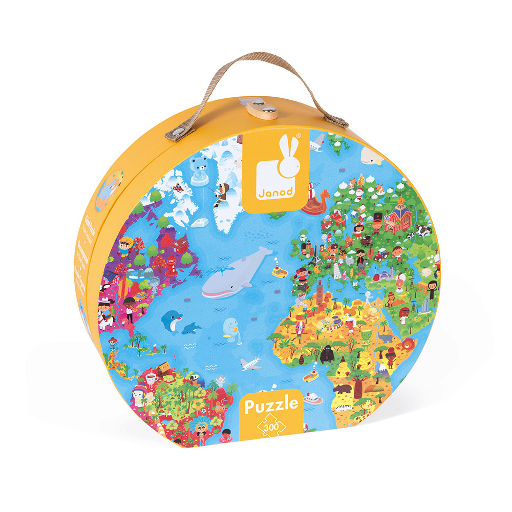 mappa del mondo puzzle gigante