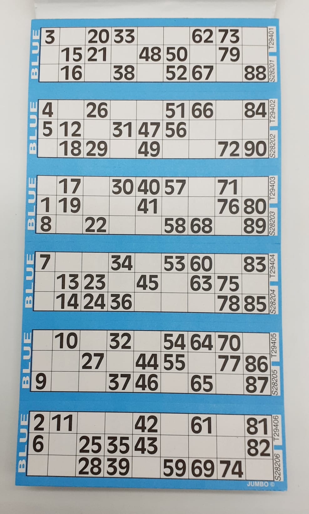 600 tickets tombola bingo  1-90