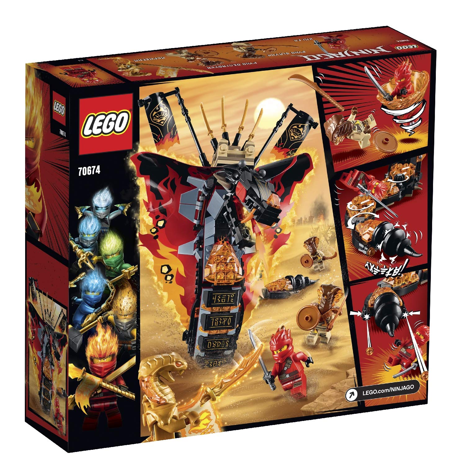 NINJAGO® Zanna di Fuoco