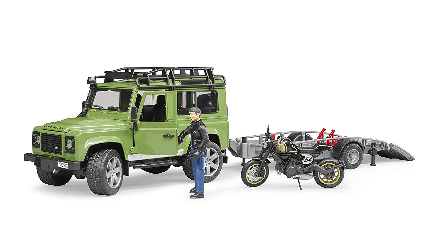 land rover c/rimorchio e moto