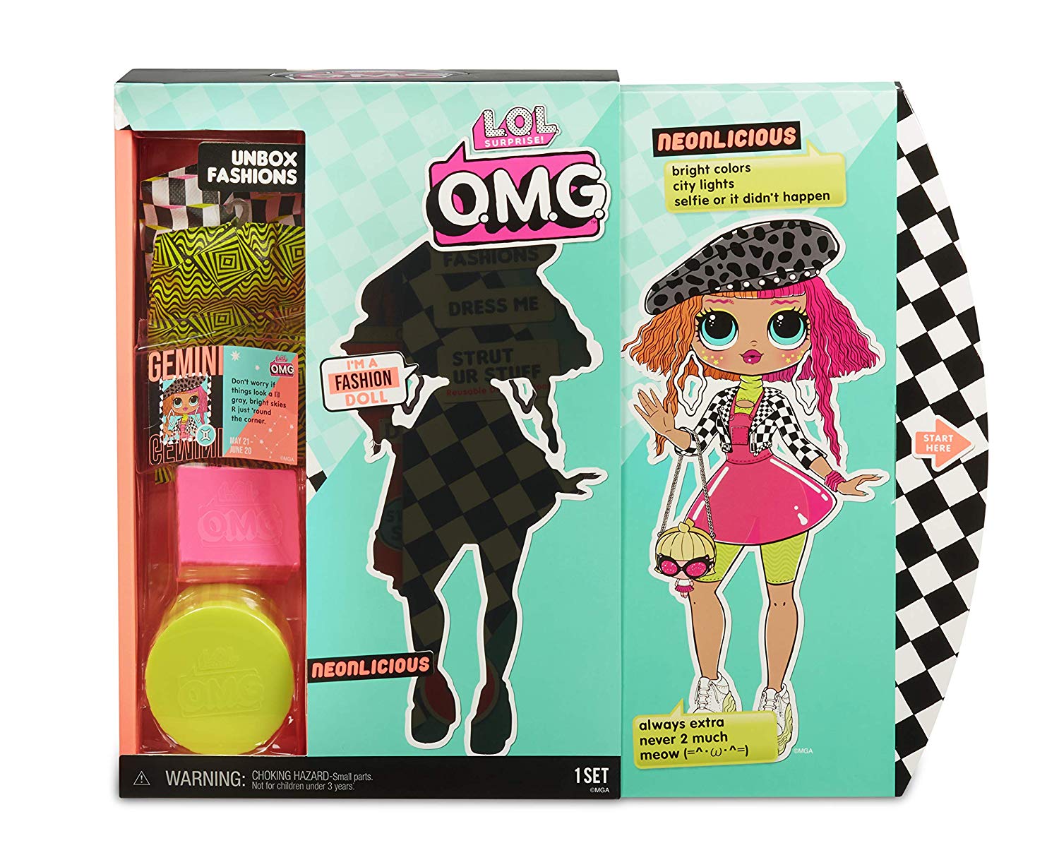 Lol Surprise top secret O.M.G. Neonlicious fashion doll