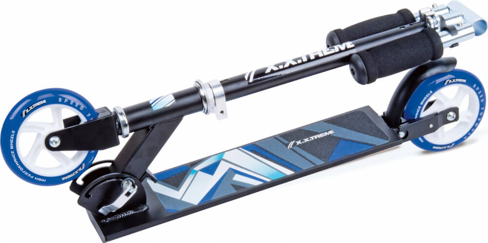 XXtreme Scooter Blue Stripes, 125 mm