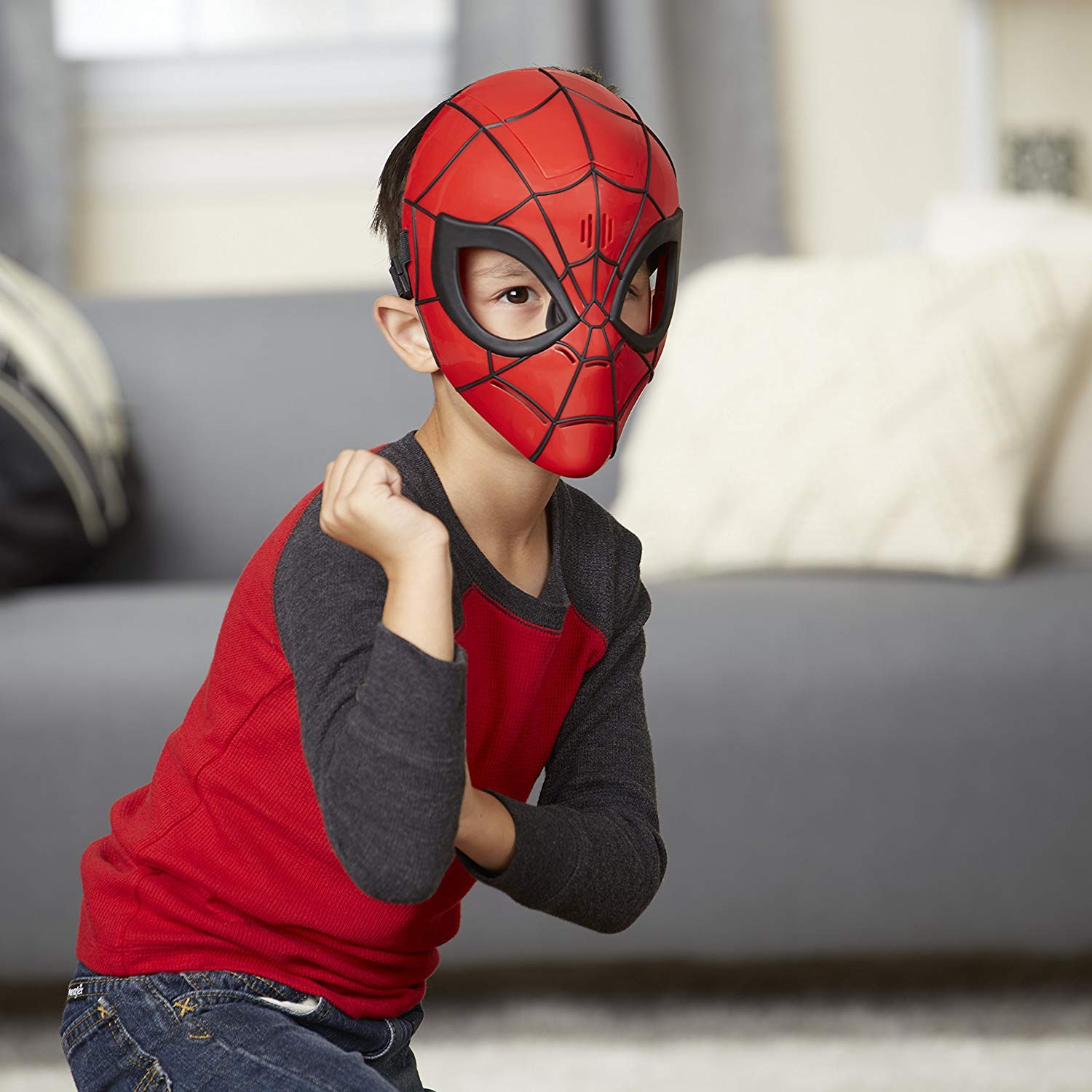 Maschera spider-man elettronica