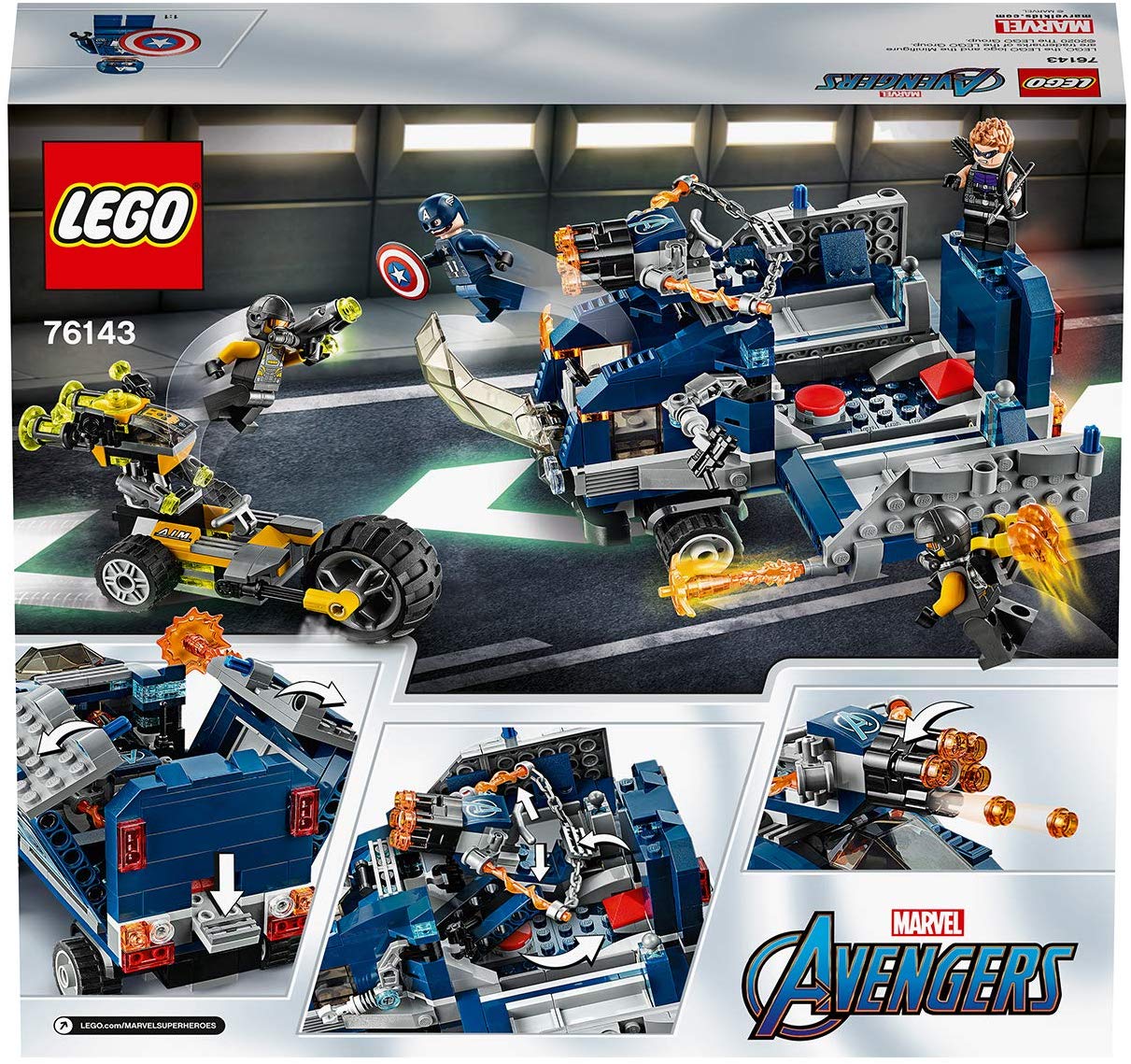 EGO Heroes L'Attacco del Camion Captain America e Hawkeye 