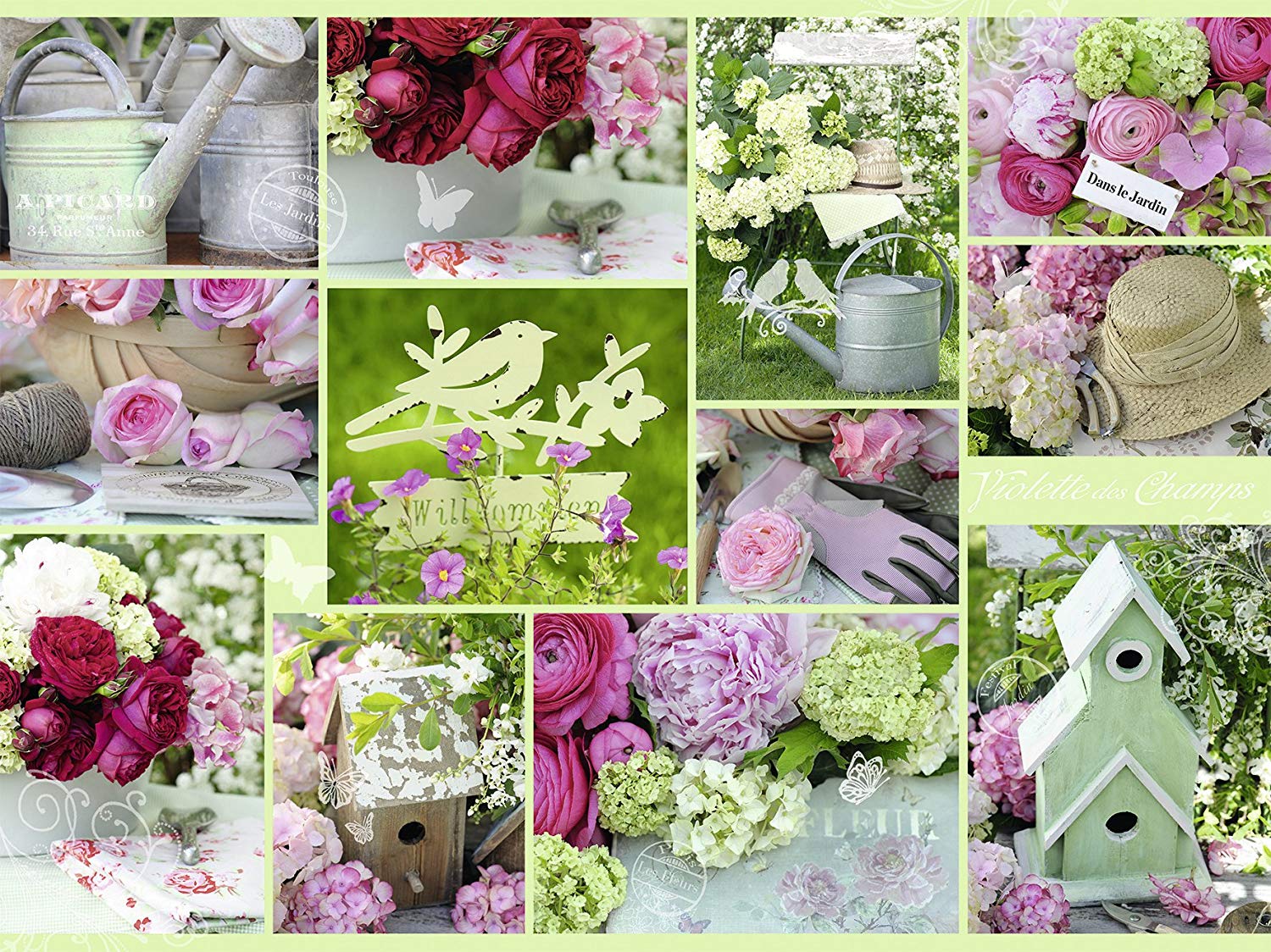 Giardino stile shabby 1500pz