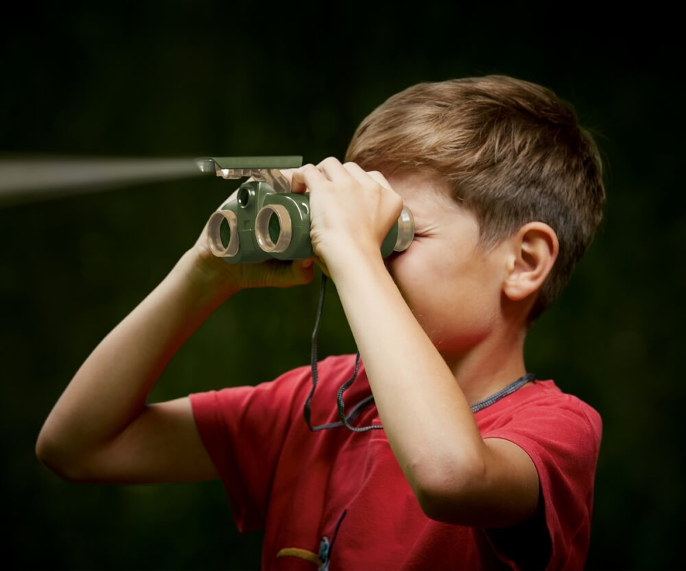 binocolo visione notturna + torcia