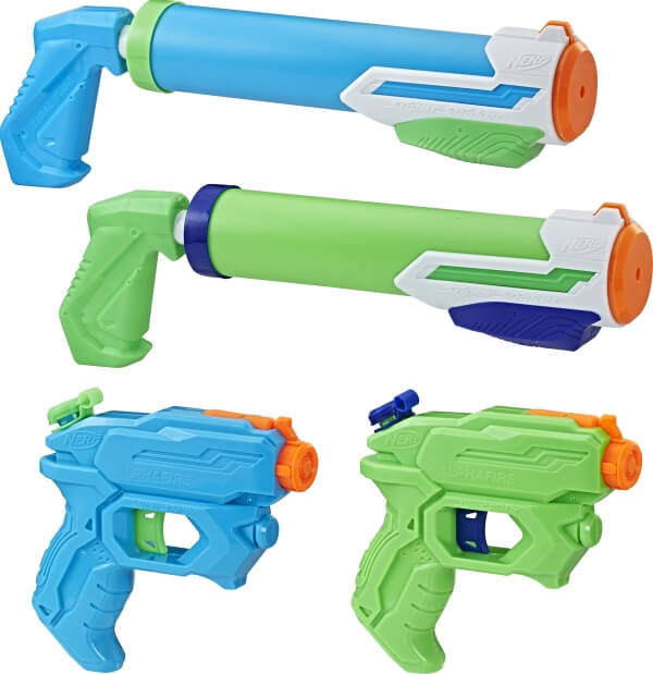 set 4 pistole ad acqua 