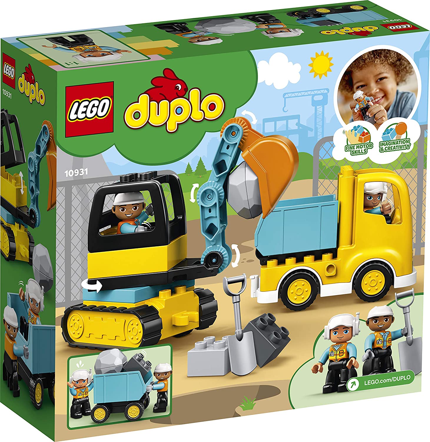 DUPLO® Camion e scavatrice cingolata