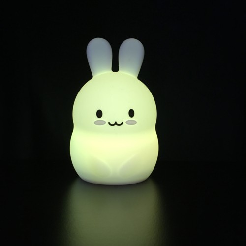 Lampada coniglio in silicone cambia colore 