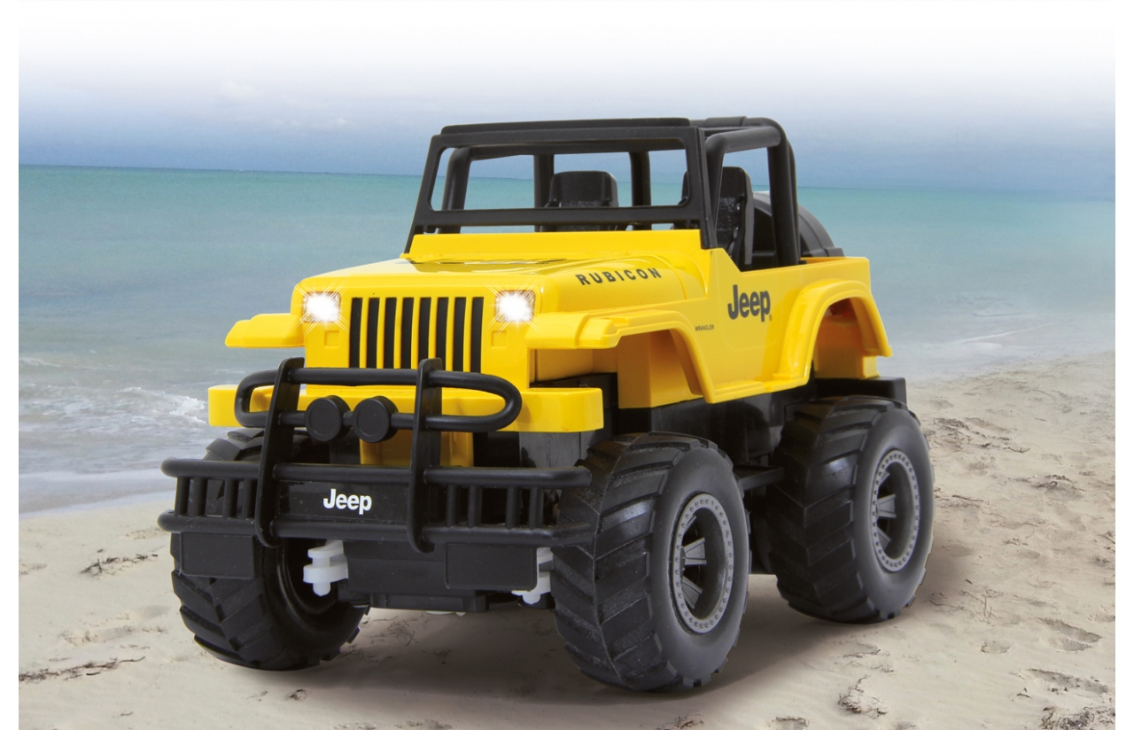 Jeep Wrangler Rubicon 1:18 gialla 2,4G