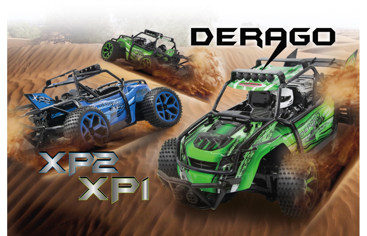 Derago XP1 4WD 2,4G verde