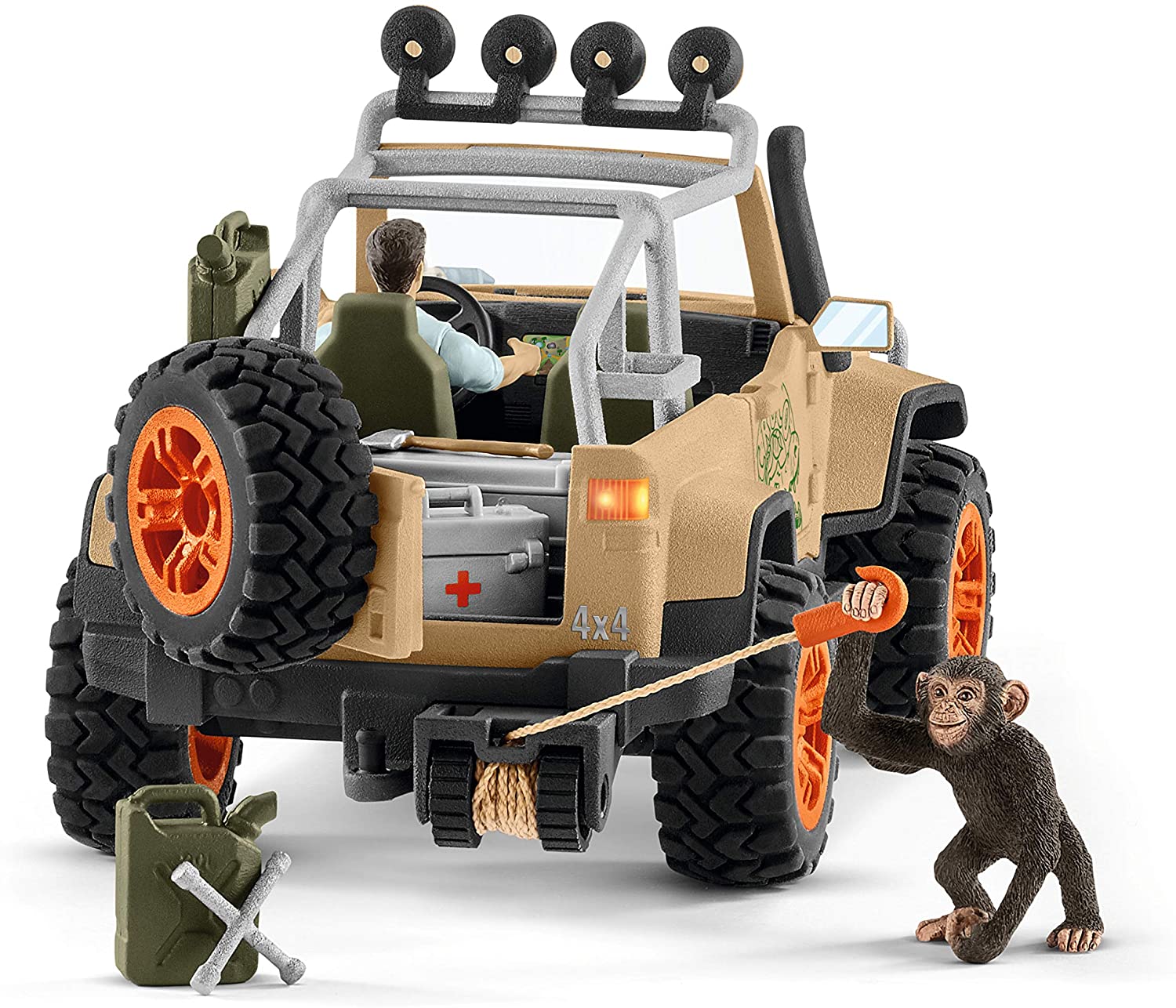 Auto fuoristrada wildlife 4x4 con verricello