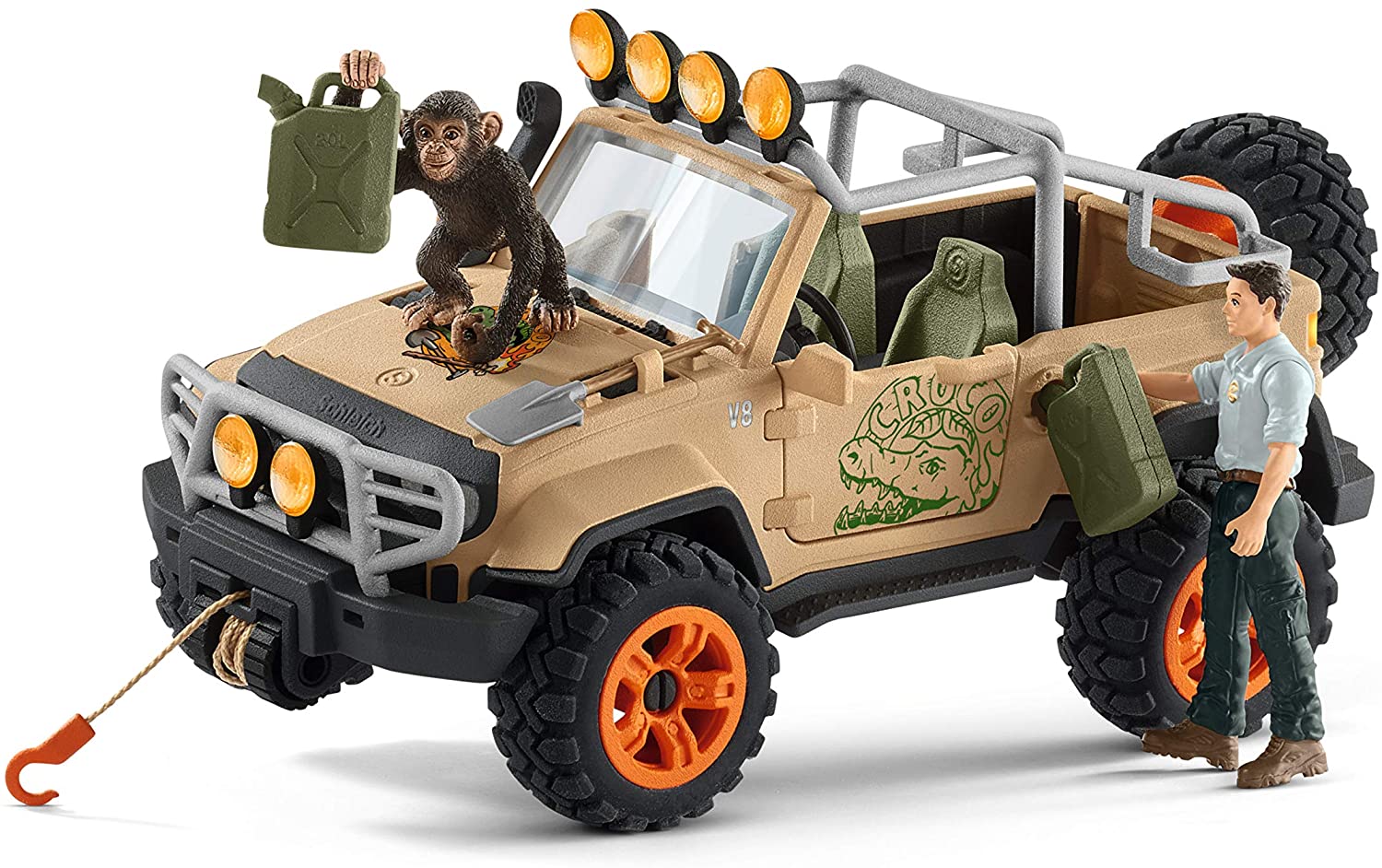 Auto fuoristrada wildlife 4x4 con verricello