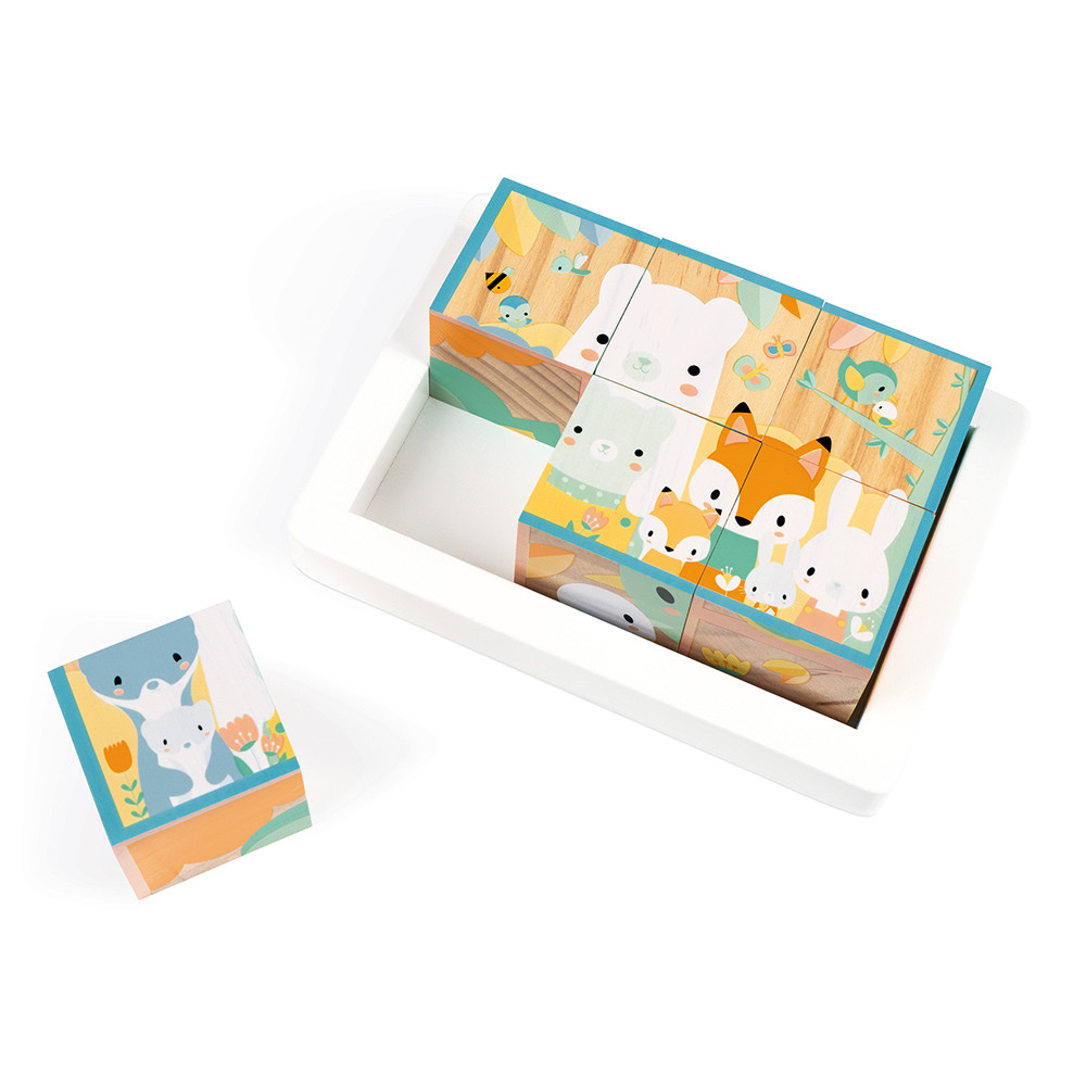 pure vassoio 6 cubi puzzle